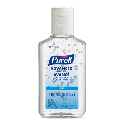 PURELL Advanced Hand Sanitizer, BIL, Refreshing Gel, Personal Size Flip-Cap, 1oz/30ml